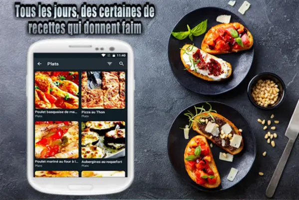 Recettes faciles et rapides android App screenshot 0