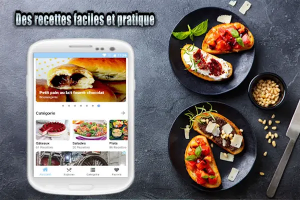 Recettes faciles et rapides android App screenshot 9