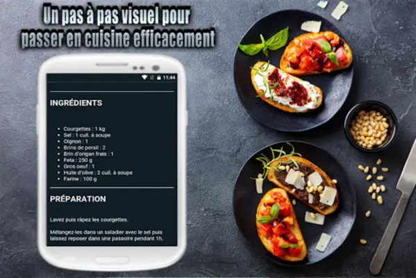 Recettes faciles et rapides android App screenshot 1