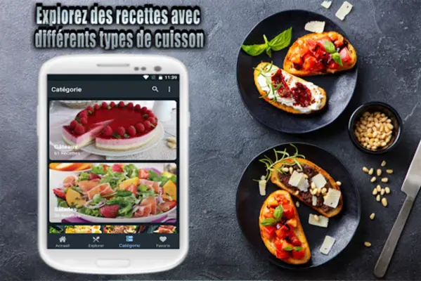 Recettes faciles et rapides android App screenshot 3