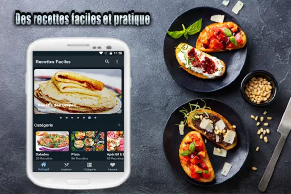 Recettes faciles et rapides android App screenshot 4