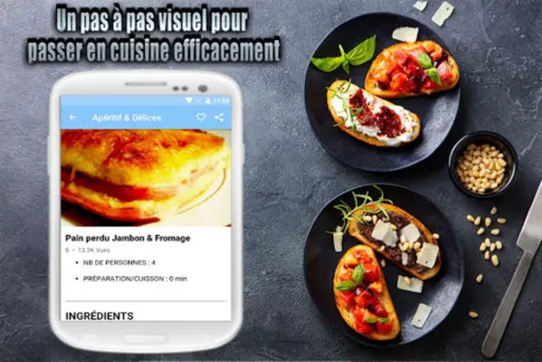 Recettes faciles et rapides android App screenshot 6